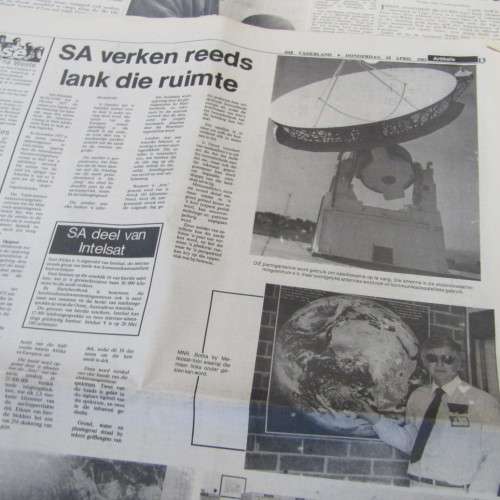 Items that belonged to Willem J Botha, Principal of SA Space-Flight tracking and data - 1960`s