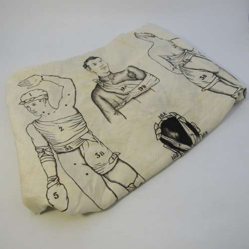 Vintage St. Johns Ambulance multi purpose cloth bandage - torn - 140 x 65cm