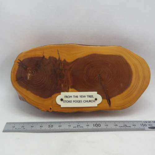 Wooden artifact from the Yew tree at Stoke Poges church