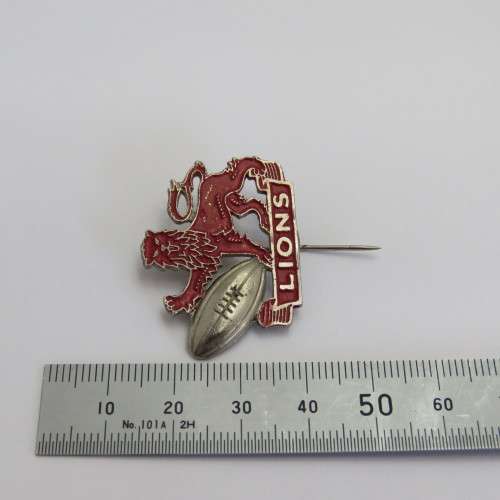 Vintage Lions rugby tour stick pin badge