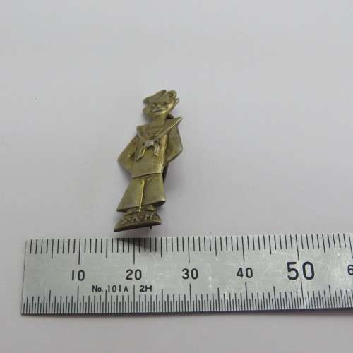 WW2 SA Navy Sailor SAM patriotic badge - SA Union Defence Force