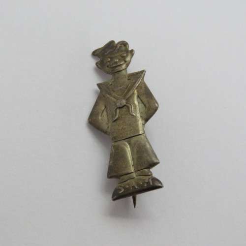 WW2 SA Navy SAM patriotic badge - SA Union Defence Force