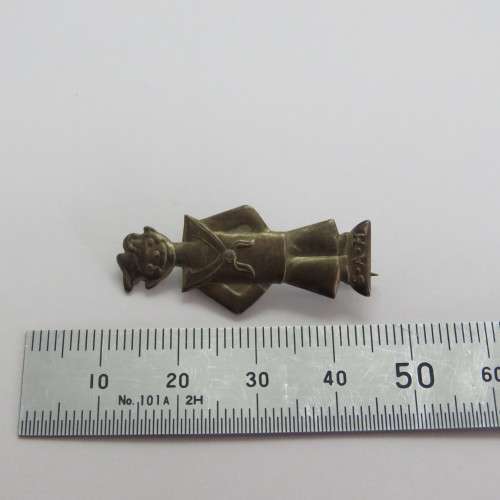 WW2 SA Navy SAM patriotic badge - SA Union Defence Force