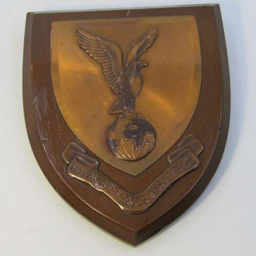 Royal Air Force Association plaque