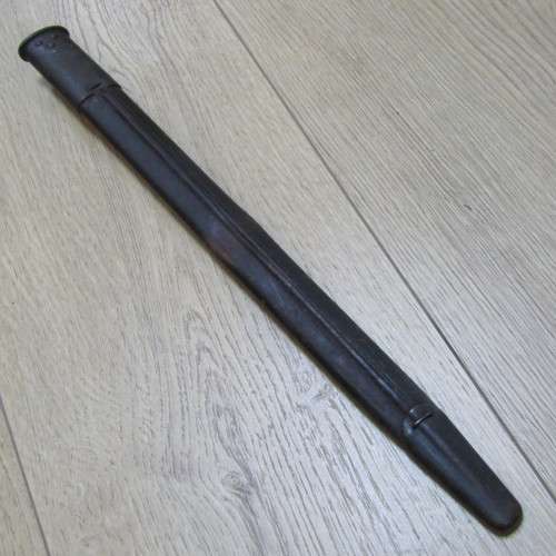 Chapman 1907 Pattern 303 bayonet - 1923 SA Police issue - chromed with sheath - rare maker