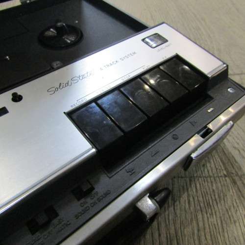 Vintage National Solid State 4 track system portable tope recorder