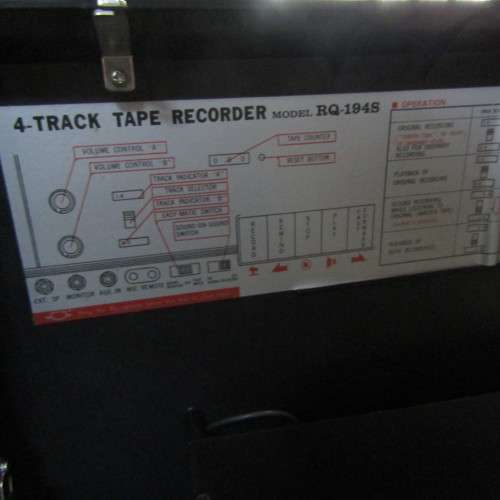Vintage National Solid State 4 track system portable tope recorder