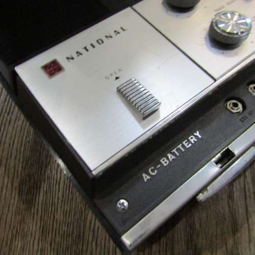 Vintage National Solid State 4 track system portable tope recorder