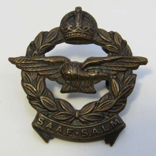 WW2 SA Air Force cap badge