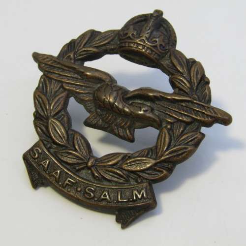 WW2 SA Air Force cap badge