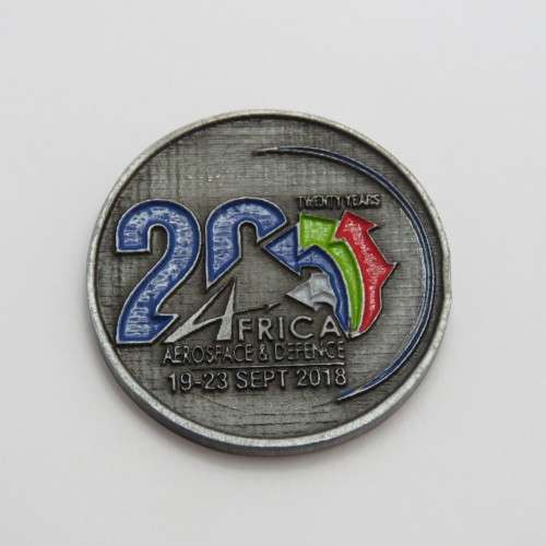 2018 Africa Aerospace and Defence After Party survival medallion