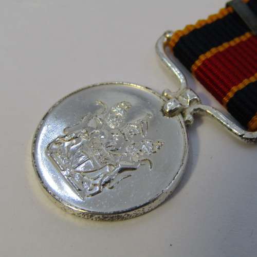 Rhodesia Police Reserve long service miniature medal - Livingstone mint issue
