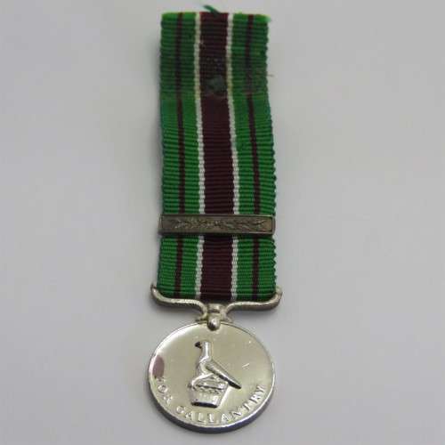 Rhodesia Prison medal for Gallantry miniature medal - Livingstone mint issue
