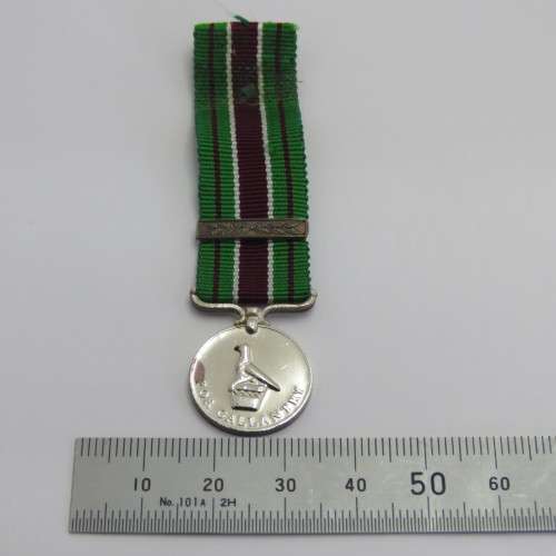Rhodesia Prison medal for Gallantry miniature medal - Livingstone mint issue