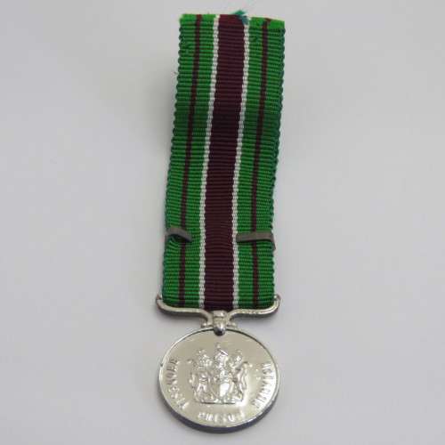 Rhodesia Prison medal for Gallantry miniature medal - Livingstone mint issue
