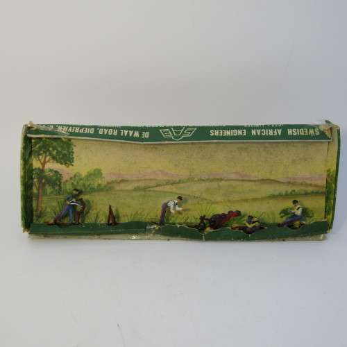 Swedish African Engineers lead soldier set #4CA - Union infantry camping
