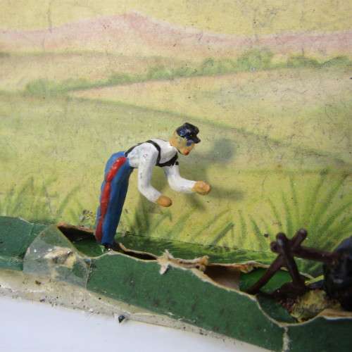 Swedish African Engineers lead soldier set #4CA - Union infantry camping