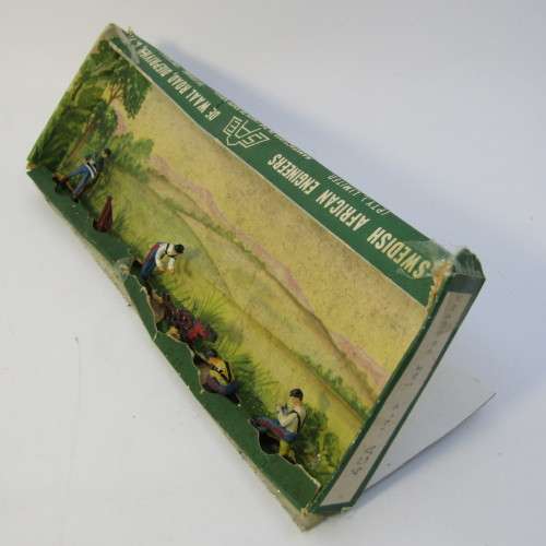 Swedish African Engineers lead soldier set #4CA - Union infantry camping