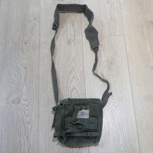 British 1958 Pattern Kidney Pouch and yoke converted to patrol bag - Size 26 x 24 cm