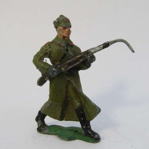 Vintage Russian Army lead soldier