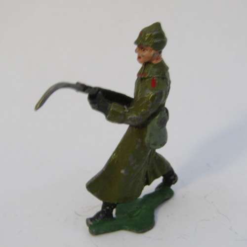 Vintage Russian Army lead soldier