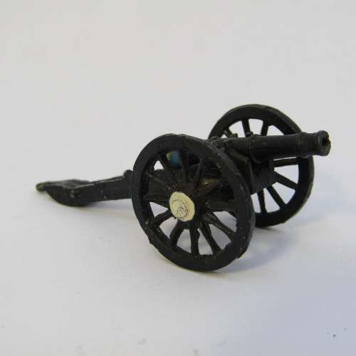 Vintage lead soldiers toy cannon