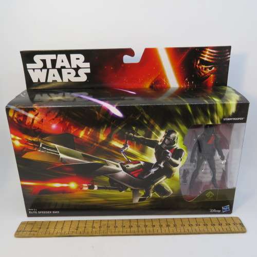 Hasbro Star Wars Elite Speeder Bike and Stormtrooper figurine - 3,75 inch - In box