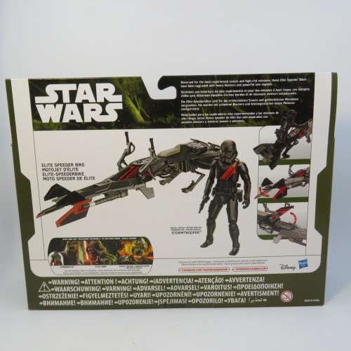 Hasbro Star Wars Elite Speeder Bike and Stormtrooper figurine - 3,75 inch - In box