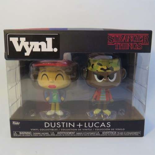 Funko Stranger Things Dustin and Lucas Vinyl figurines in box