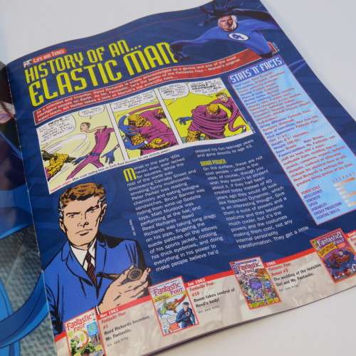 Marvel Figurine #28 Mr. Fantastic with magazine