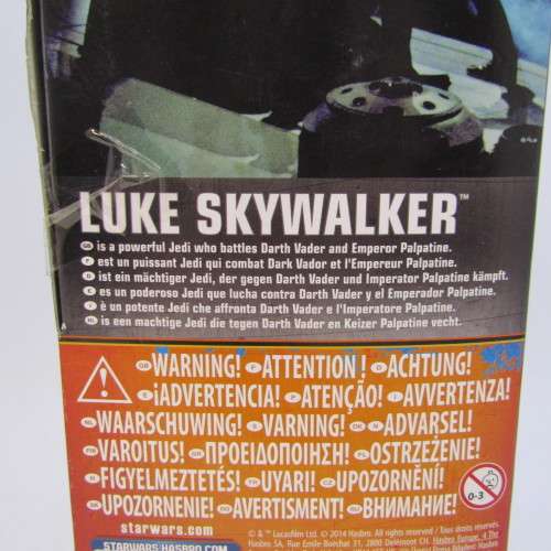 Hasbro Star Wars Luke Skywalker figurine in box - 12inch
