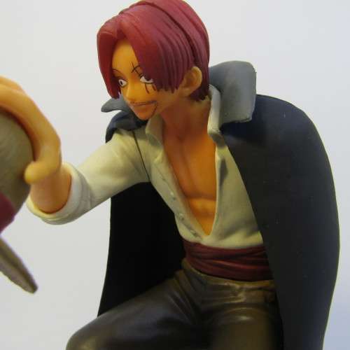 One Piece Memories Luffy and Shanks figurine in box