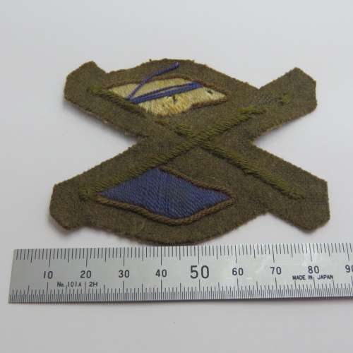 WW2 British Army regimental signallers cloth badge