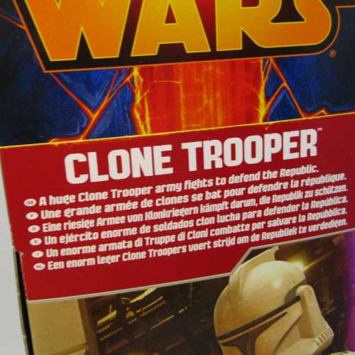 Hasbro Star Wars Clone Trooper figurine in box - 12inch