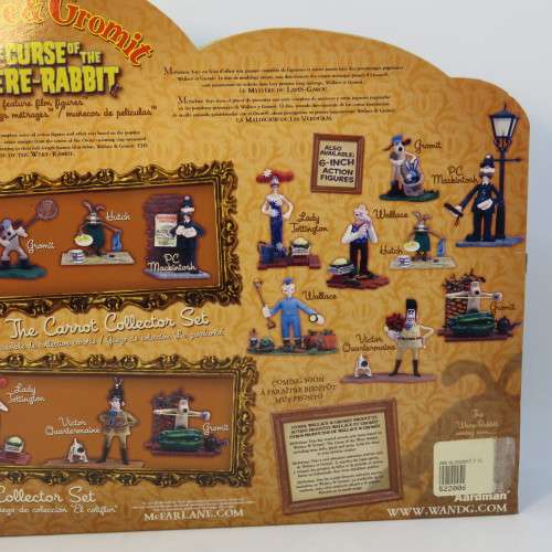 McFarlane Toys Wallace and Gromit The Curse of the Were-Rabbit - The Cauliflower collection set