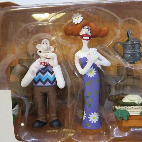 McFarlane Toys Wallace and Gromit The Curse of the Were-Rabbit - The Cauliflower collection set
