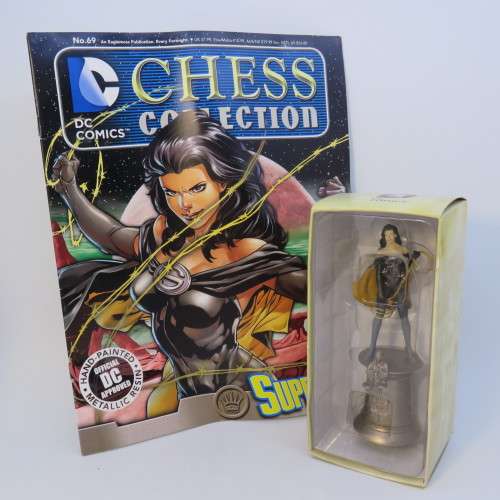 DC Comics Chess collection #69 Superwoman figurine with magazine