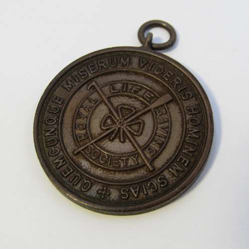 Royal Life Society medal awarded to JC Terblanche in January 1939