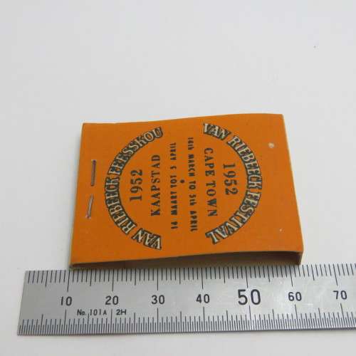 Pack of Gunston matchboxes made for the 1952 Van Riebeeck festival
