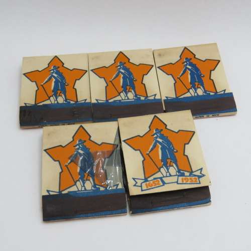 Pack of Gunston matchboxes made for the 1952 Van Riebeeck festival