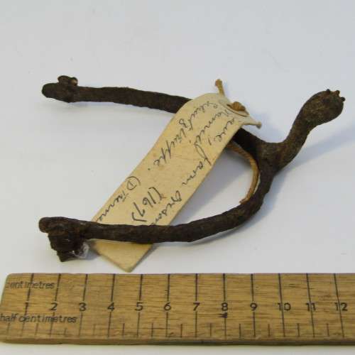 Schutztruppe spur found in a cave on the farm Orisondo in the Namib