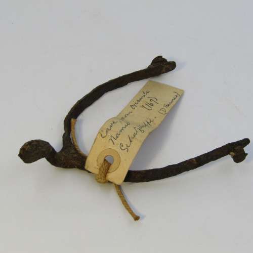 Schutztruppe spur found in a cave on the farm Orisondo in the Namib