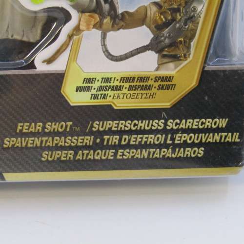 Mattel Batman Dark Knight Fear Shot figurine - pack is damaged