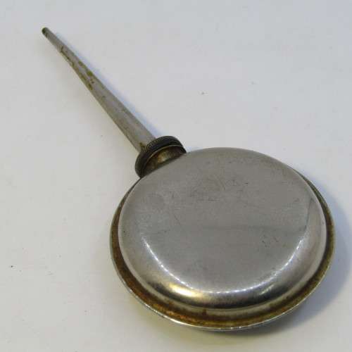 Vintage Nickel oil can - 11cm