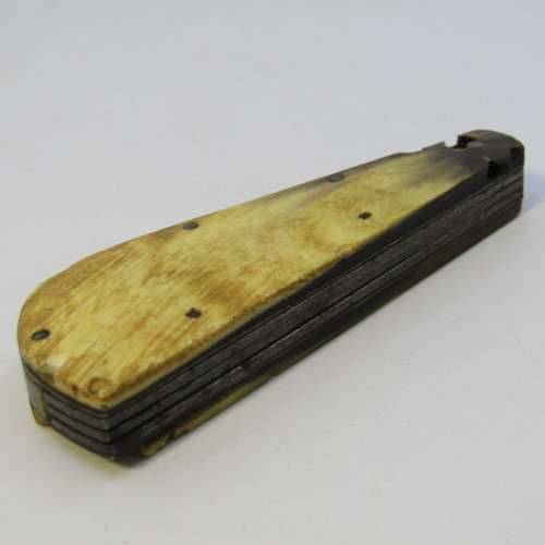 Original 19th Century Fleam bleeder - blood letting knife William Nicholson  blades inscribed AJC Bo