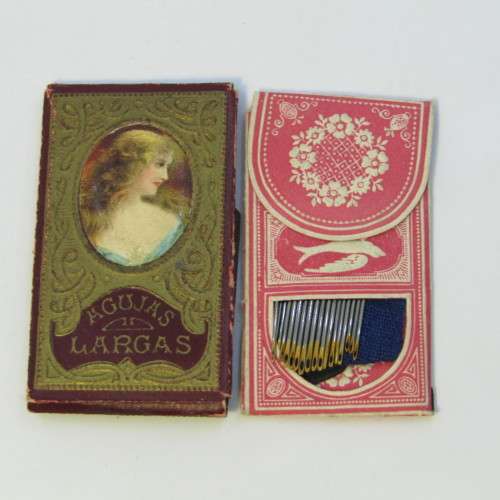 Packet with 16 Agujas Largas antique 4/10 needles