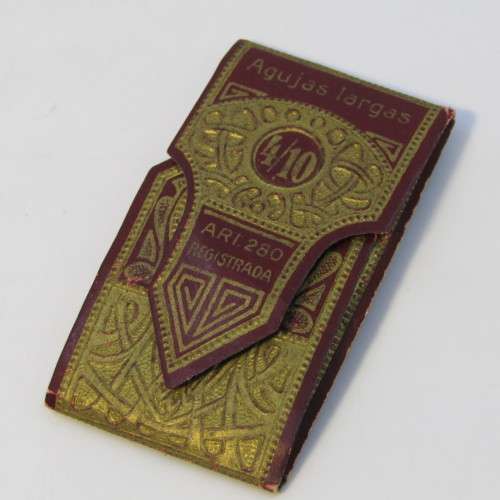 Packet with 16 Agujas Largas antique 4/10 needles