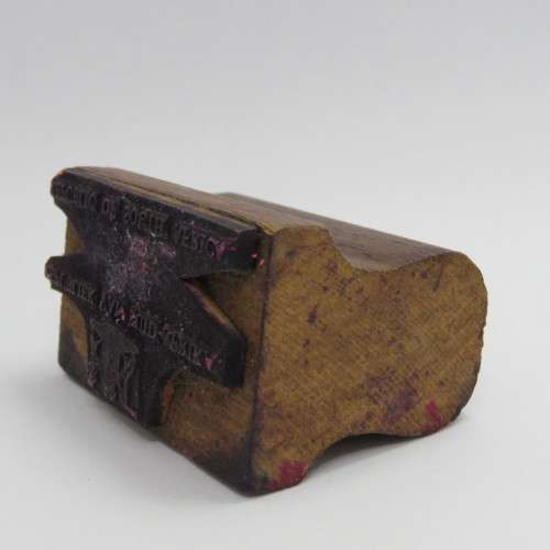Republic of South Africa vintage Rubber Stamp - Rubber has hardened
