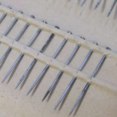 Vintage sheet of Patriot`s pins with most pins
