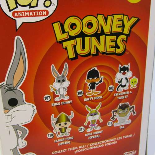 Funko POP Animation Looney Tunes #307 Bugs Bunny vinyl figurine in box